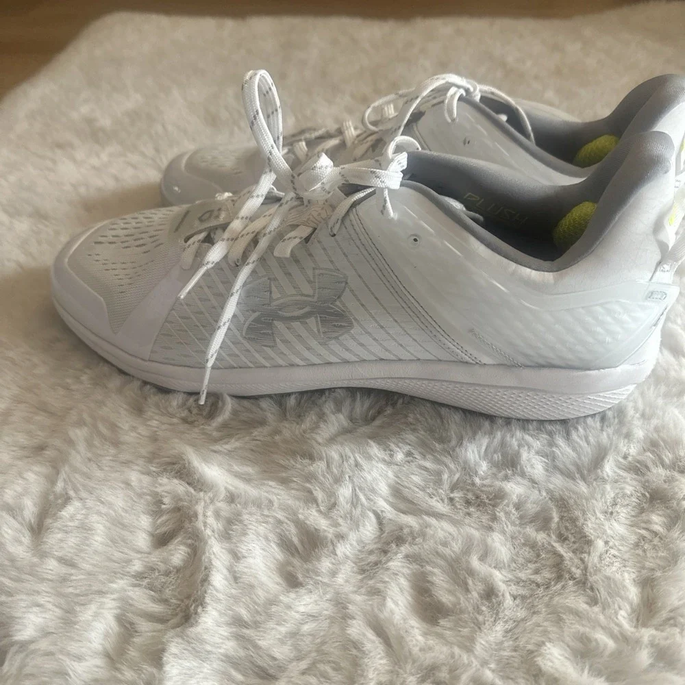 Under Armour Yard‎ Low MT TPU Baseball Cleats Mens Size 14 White 3025591-100